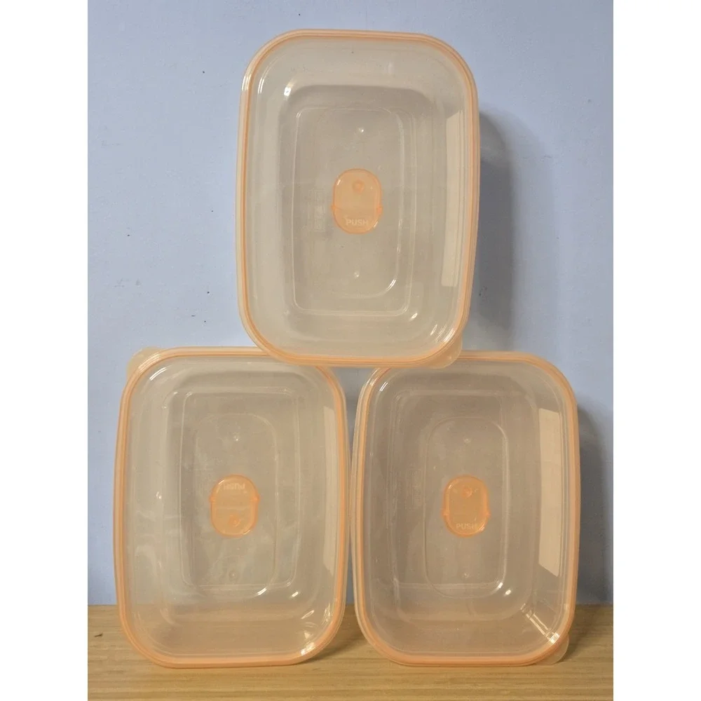 Surefresh 12.15 Cups/97.31oz  Dry/Cold/Freezer Food Storage Containers. Lot Of 3